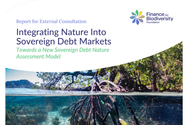 New assessment model: Integrating Nature Into Sovereign Debt Markets