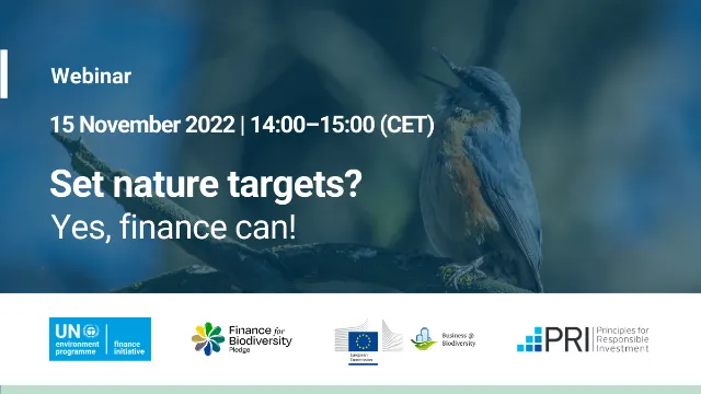 Social Media Card webinar Set nature targets